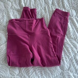 Size 4 pink Lululemon align leggings